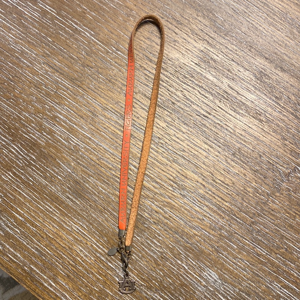 Orange auburn wrap bracelet